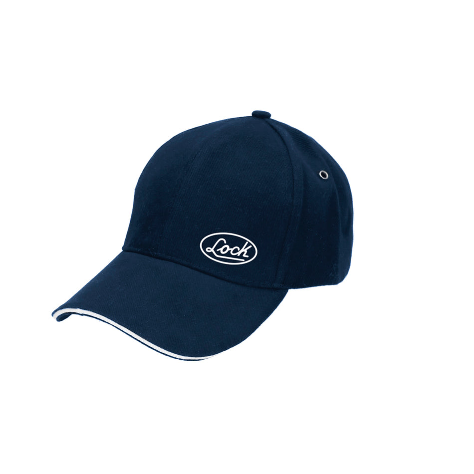 Gorra con bies color azul Lock GOLBI