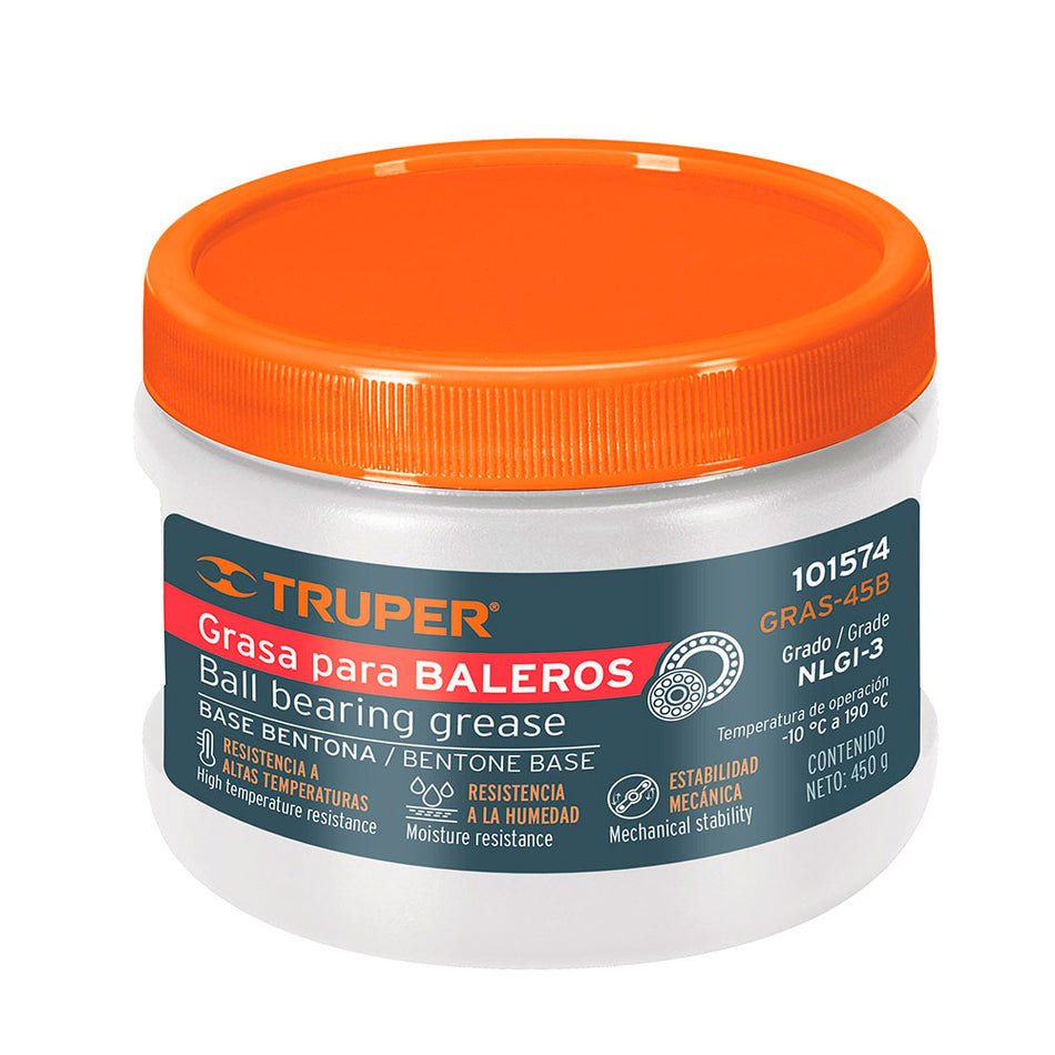 Grasa de bentona para baleros 450 g, Tru