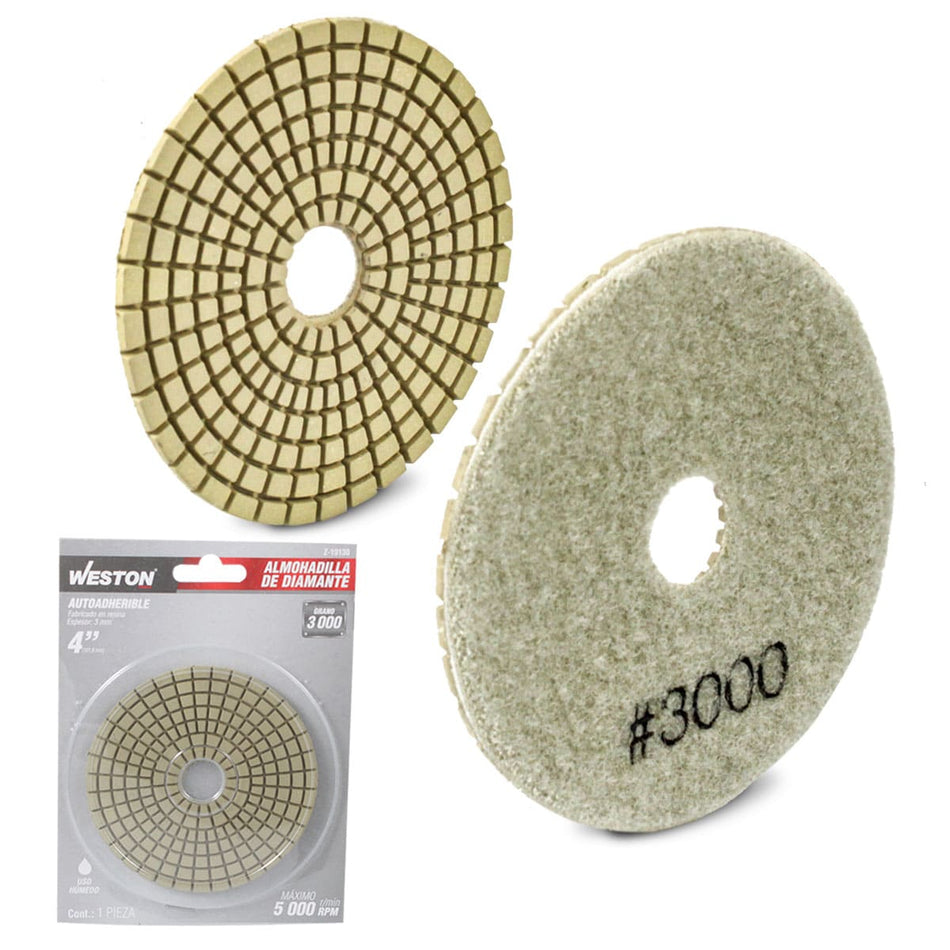 ALMOHADILLA DE DIAMANTE PARA PULIDO 4 G3