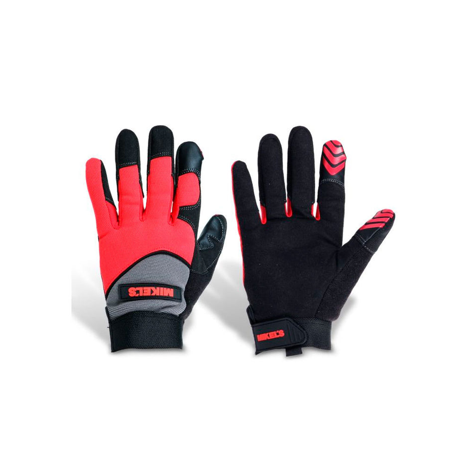 Guantes para trabajo para mecánico piel MIKELS GM-2