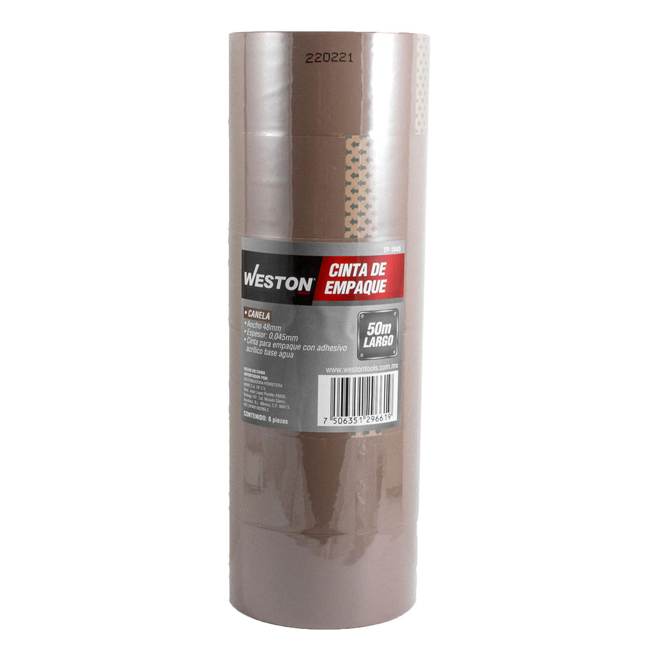 CINTA DE EMPAQUE CANELA 48mm X 50M (Prec