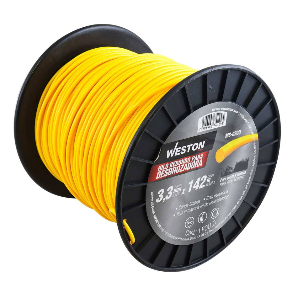 HILO REDONDO P/DESBROZADORA EN CARRETE 3