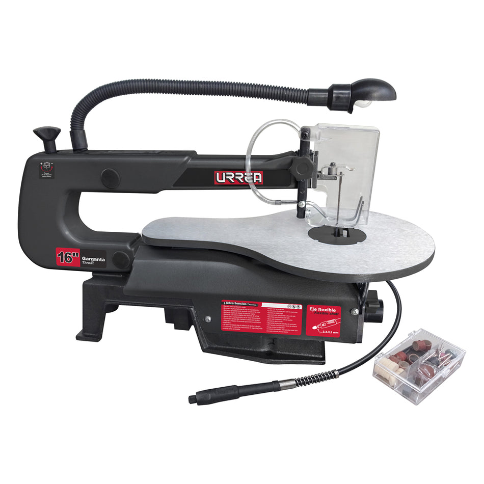 Sierra caladora de banco 16" 90 W 120 V, 1600 RPM Urrea SK816