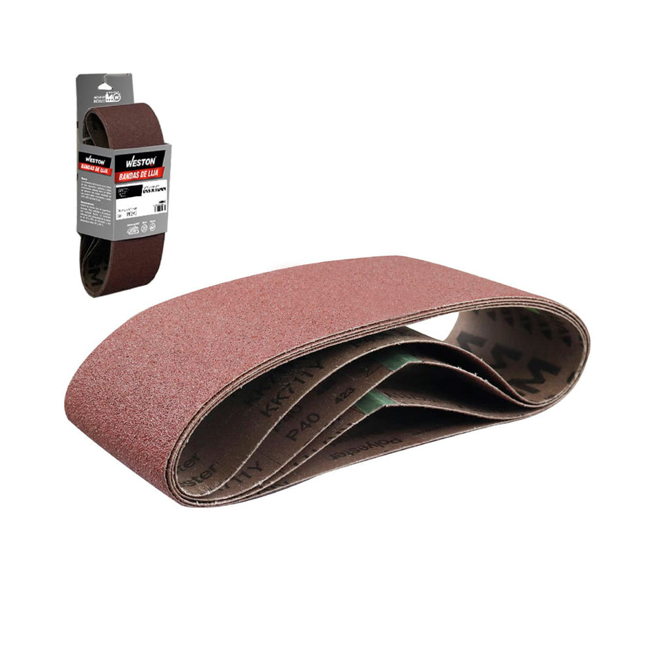 BANDA WESTON ÓXIDO DE ALUMINIO 3"X 24" G