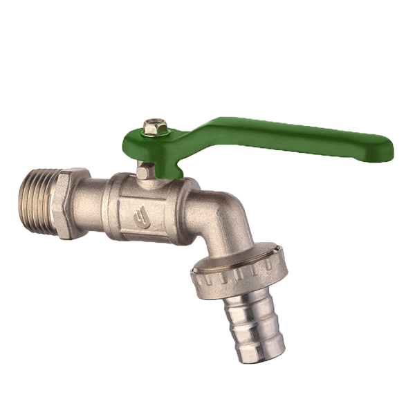 LLAVE ESFERA JARDÍN NIQUELADA