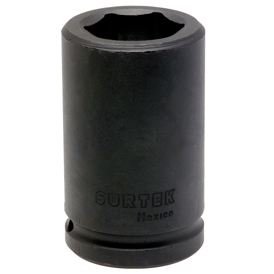 Dado de impacto largo cuadro de 3/4", 6 puntas, en pulgadas, 1-1/4" Surtek S7920HL