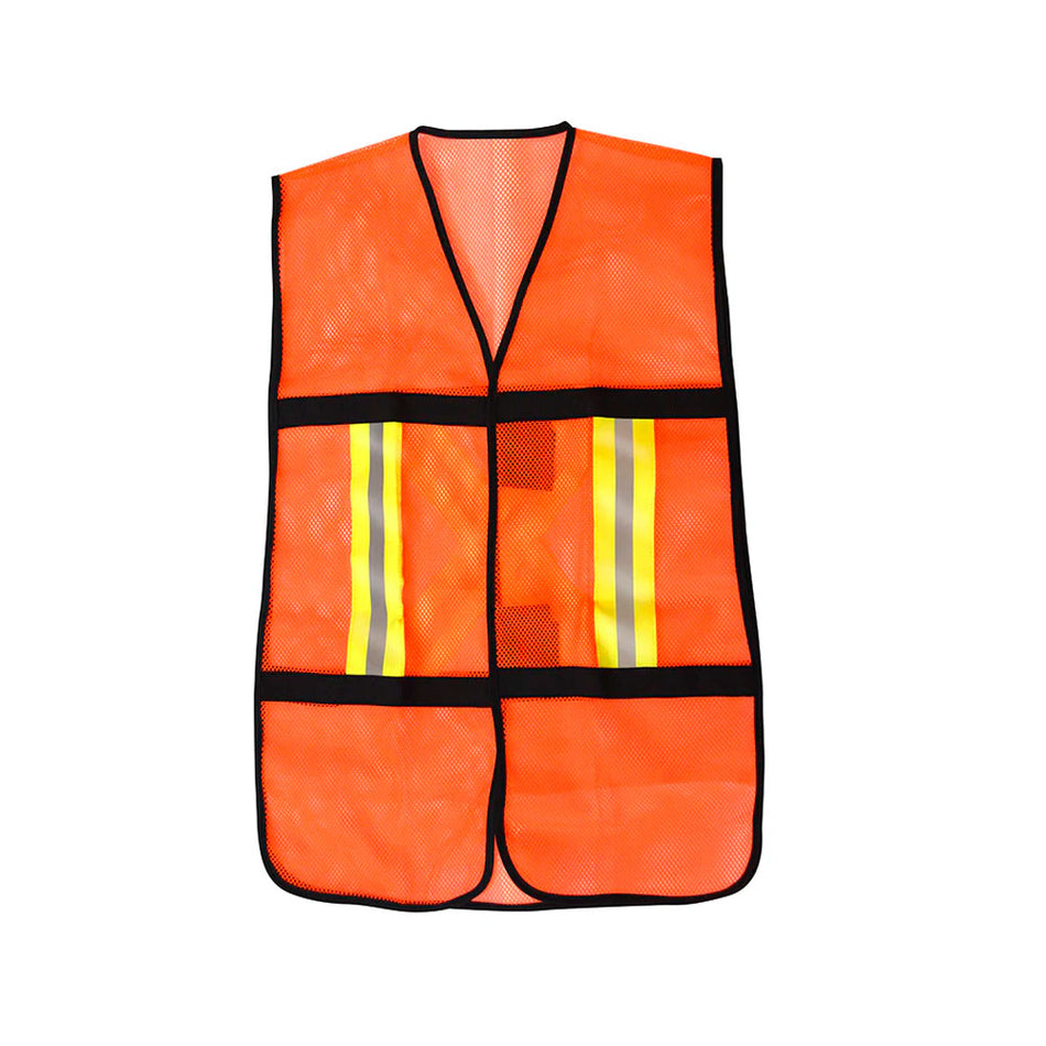 CHALECO DE SEGURIDAD CON BANDAS REFLEJAN