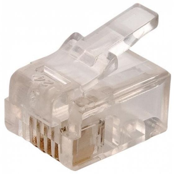 PLUG TELEFONICO MODULAR RJ11 4 CONT