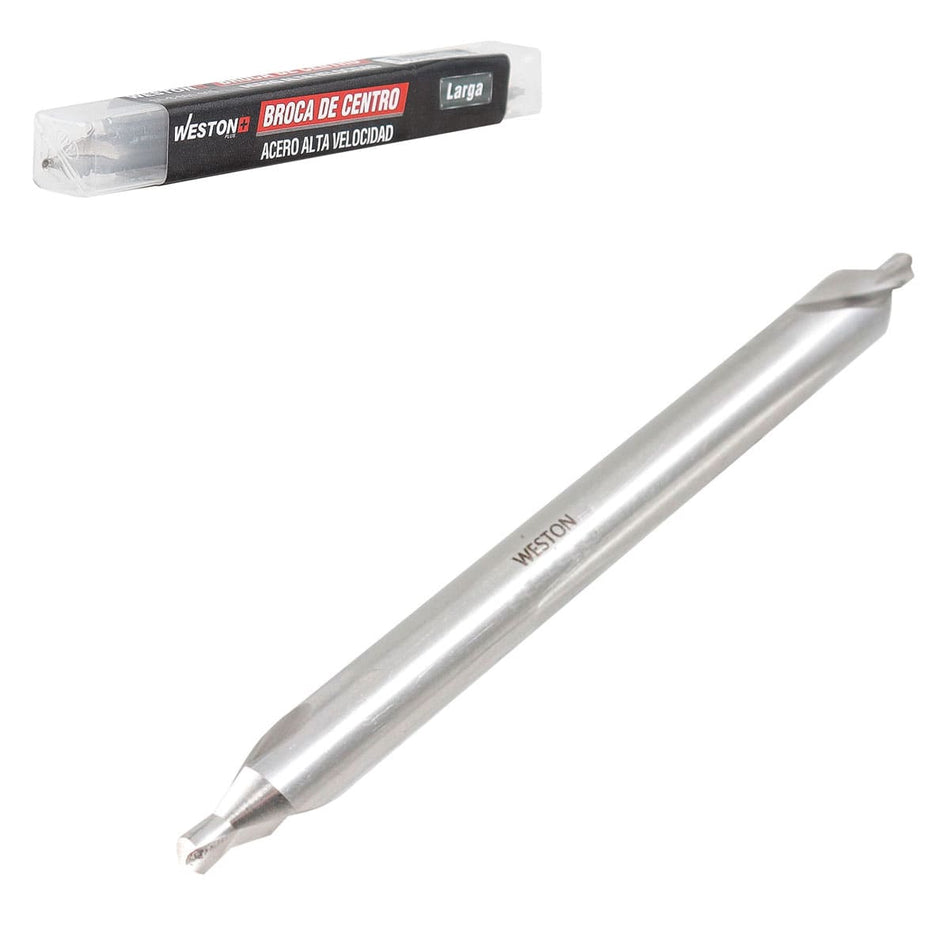 BROCA DE CENTRO 60 GRADOS LARGA A.A.V. #