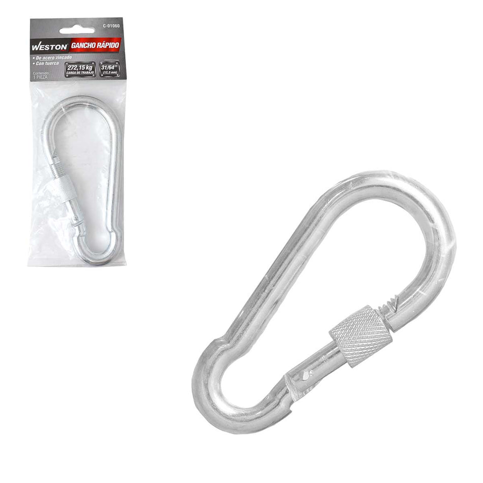 GANCHO RAPIDO C/TUERCA 12MM X 140MM (PRE