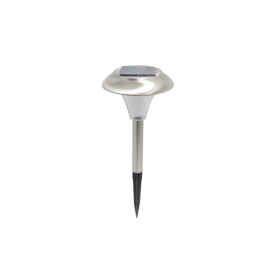 Luminario de LED estaca recargable solar tipo gala inoxidable Surtek LUJS01