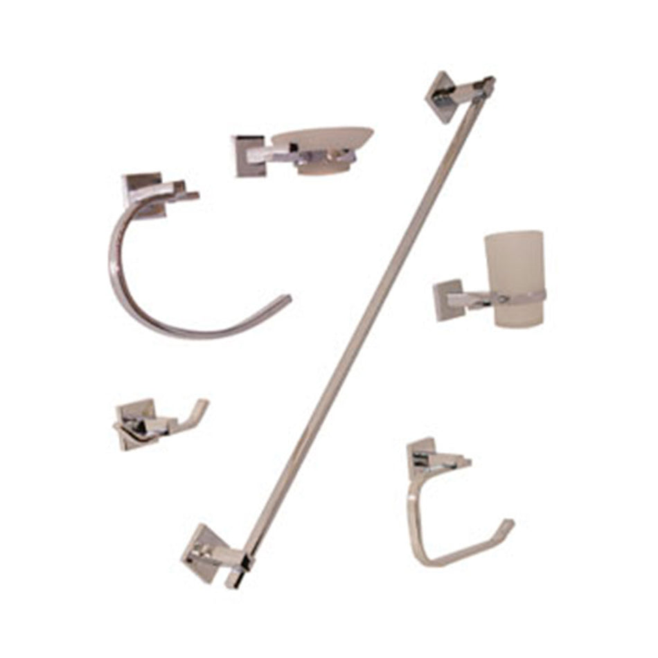 JGO. ACCESORIOS P/EMPOTRAR AC.SATINADO,
