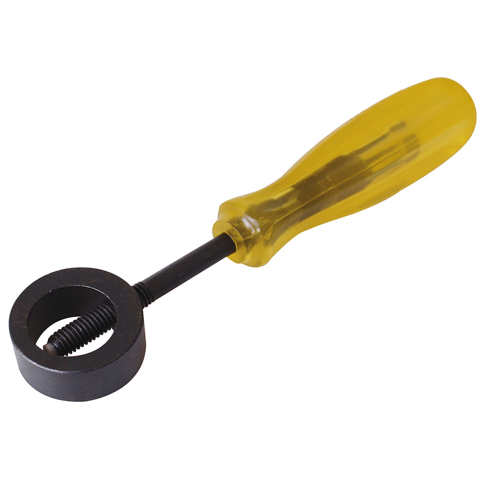 Porta cincel redondo con mango ergonómico de plástico 8-1/2" Urrea 2108