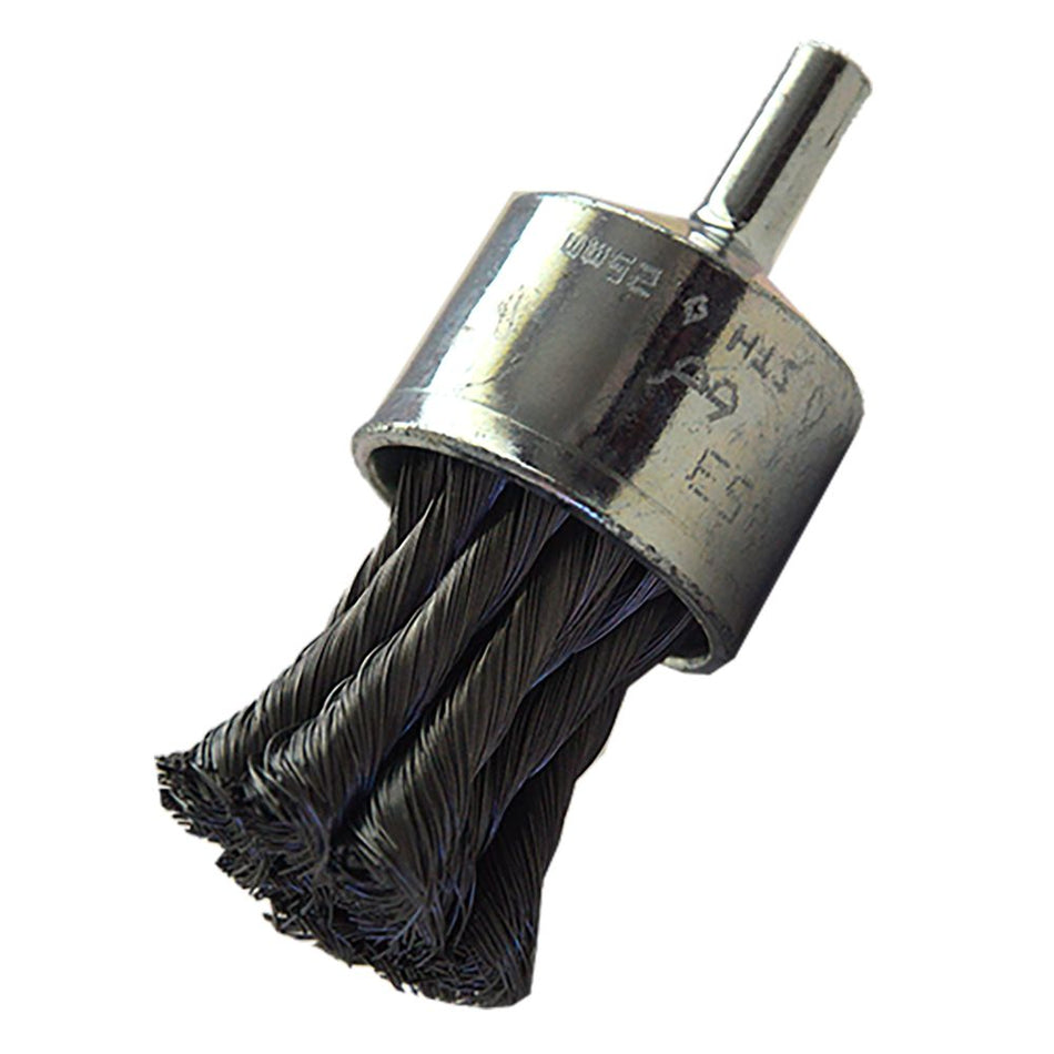 Cepillo trenzado con vástago de 28 x 0.5