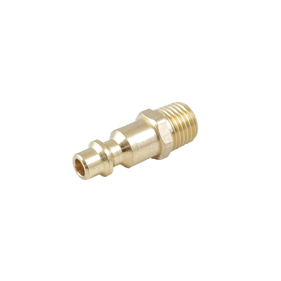 CONECTOR RAPIDO LATONADO MACHO 1/4 NPT (