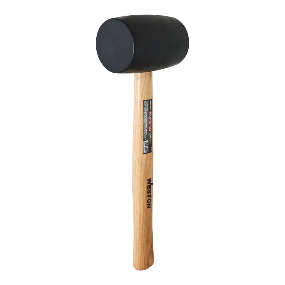 MAZO DE HULE 16 OZ MANGO 11" DE MADERA,