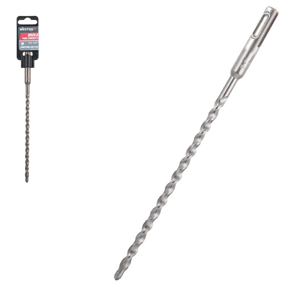 BROCA WP ZANCO SDS PLUS 1/4" X 8", WESTO