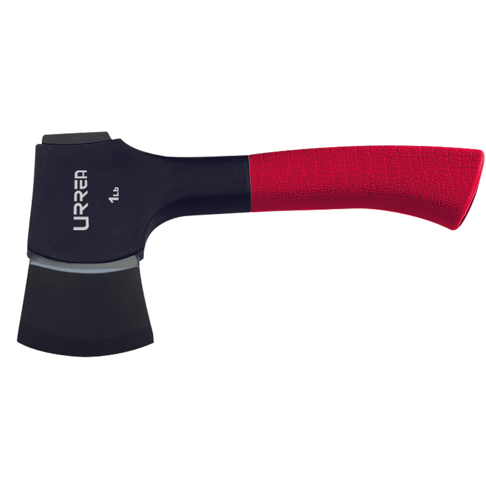 Hacha taladora de cabeza forjada en acero con mango de fibra de vidrio anti-impacto 9" Urrea AX9