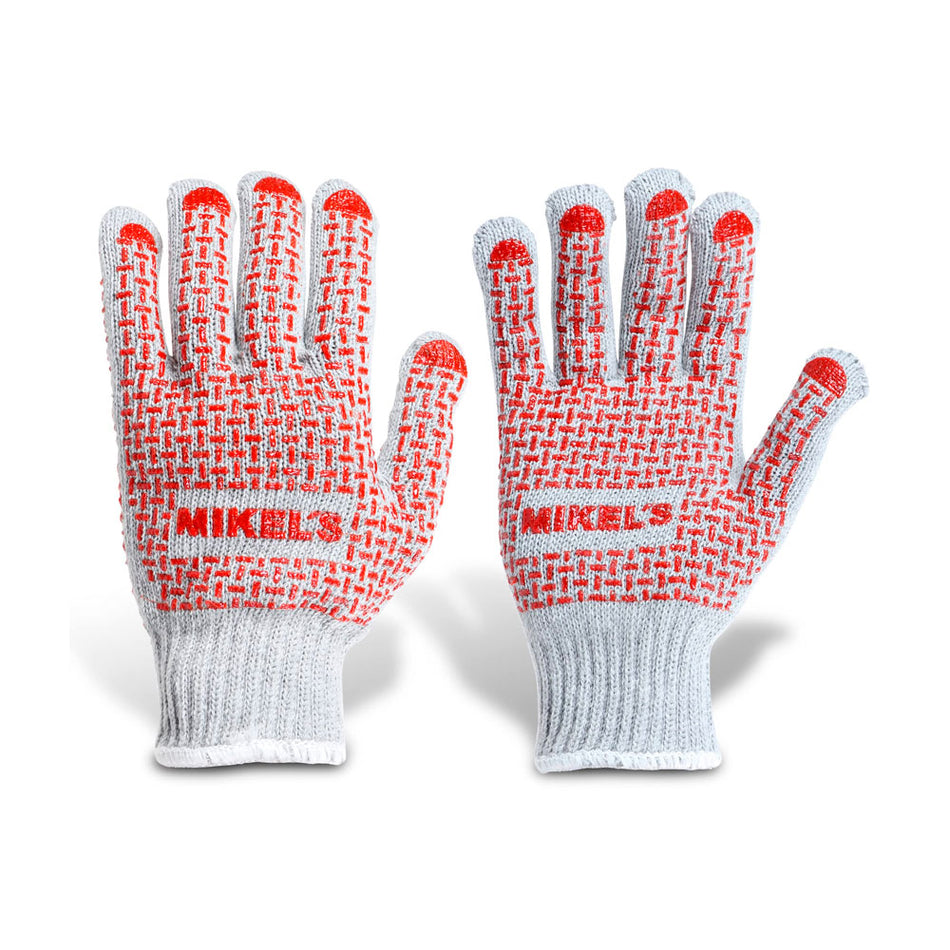 Guantes para trabajo de algodón con punt MIKELS GPVC-2