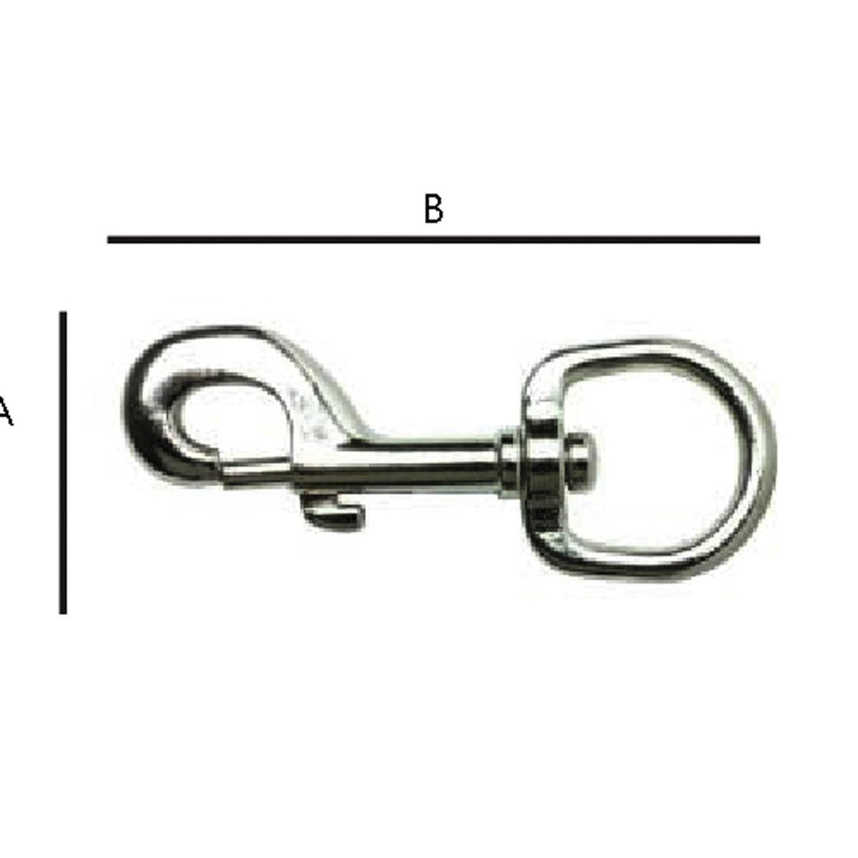 BANDOLA C/GANCHO NIQUELADO 1/2" (PRECIO