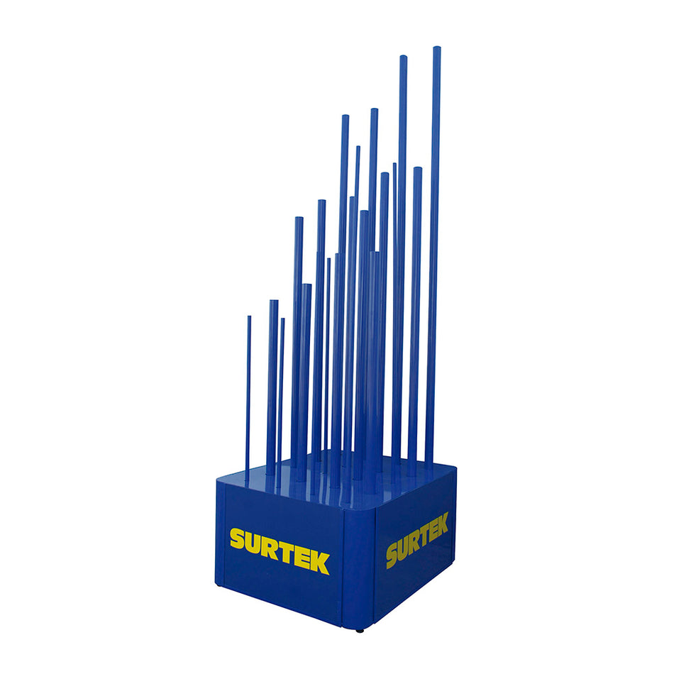 Exhibidor de piso para telas para mosquitero70 x 80 x 210 cm Surtek EXHTELA