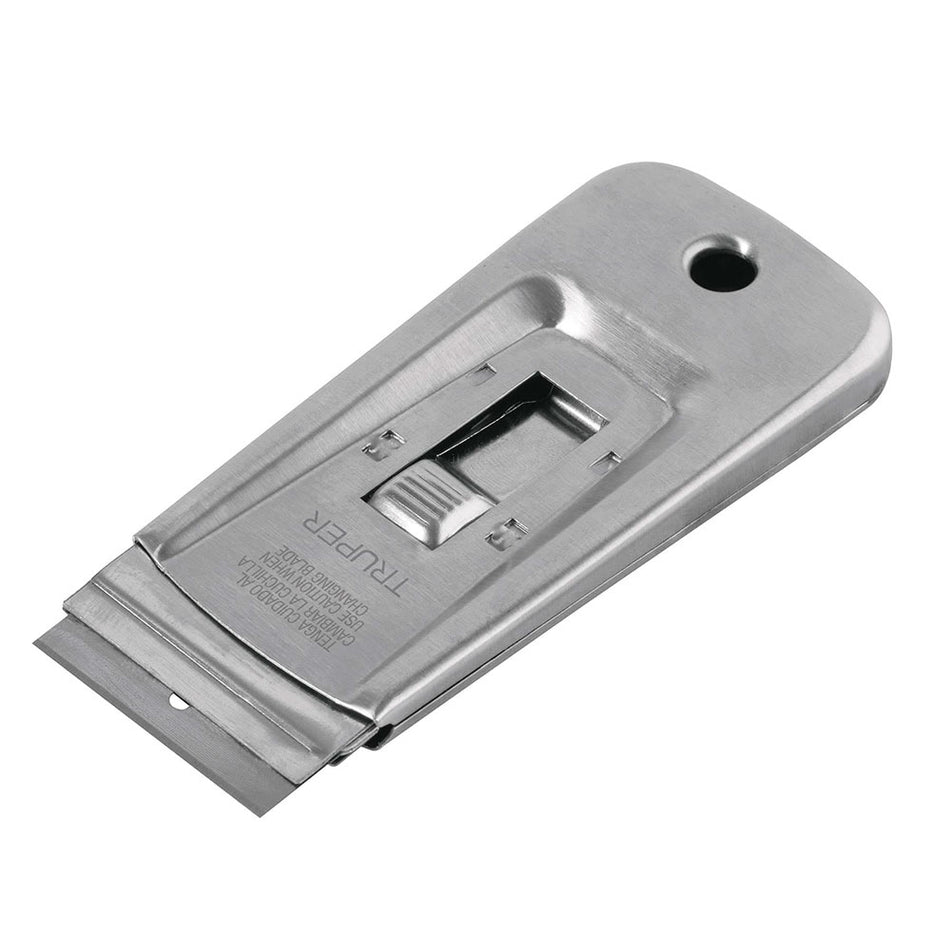Raspador de acero inoxidable con navaja