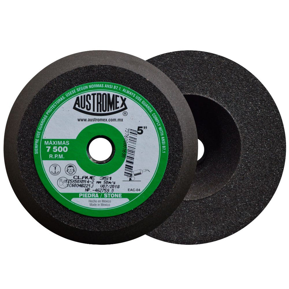 Copa abrasiva de 125 x 50 x M14-2 para d