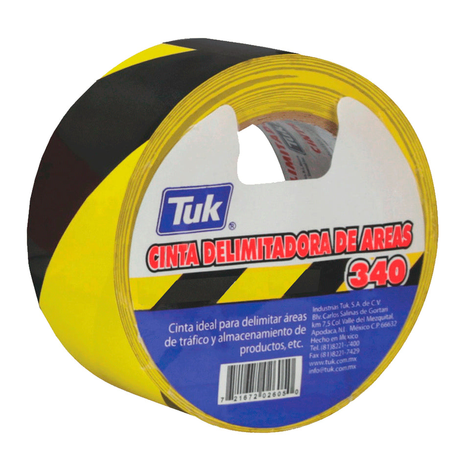CINTA DELIMITADORA AMARILLO 18mm X 33mts TUK 434040