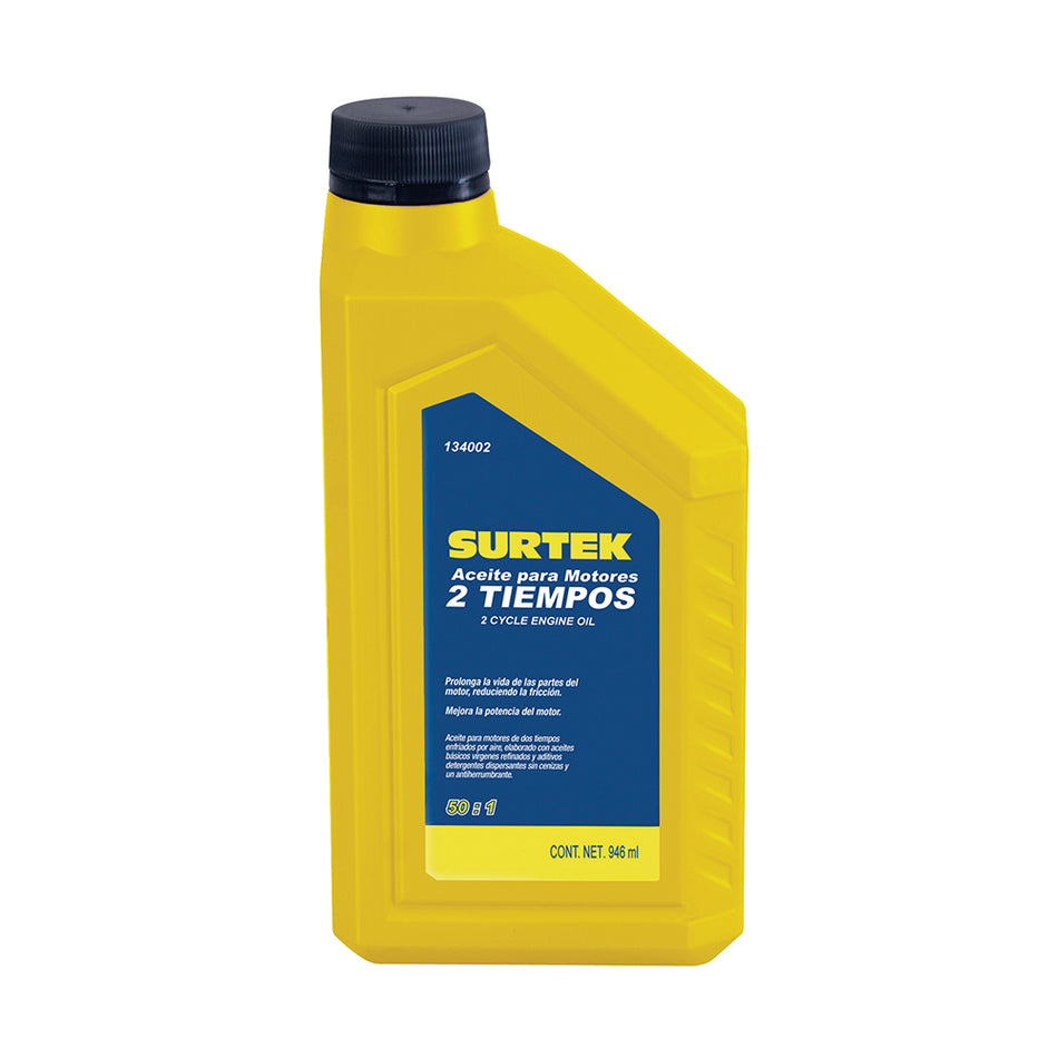 Aceite mineral dos tiempos 50:1, 946 ml Surtek 134002