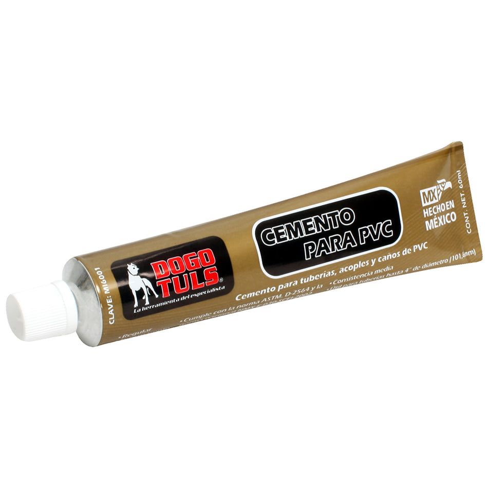 CEMENTO PVC TUBO 60 mL  REGULAR DOGOTULS MI6001