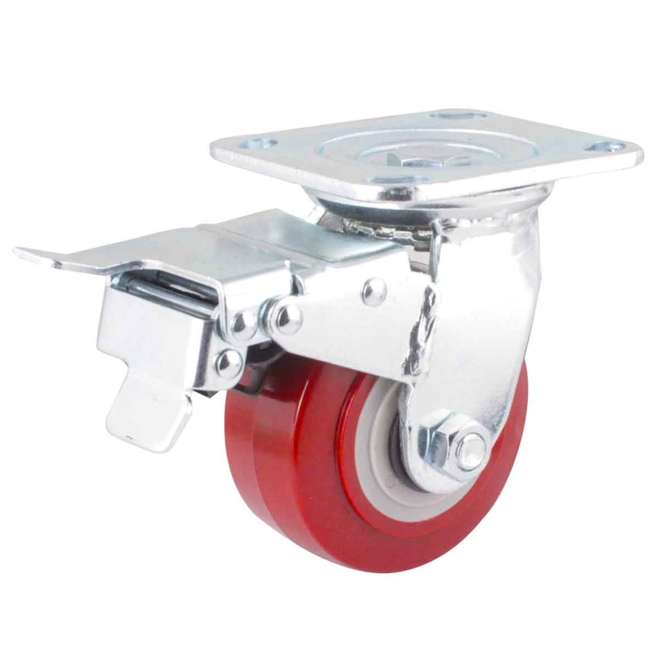 RODAJA MARRÓN PU GIRA. C/FRENO TOTAL 4X2
