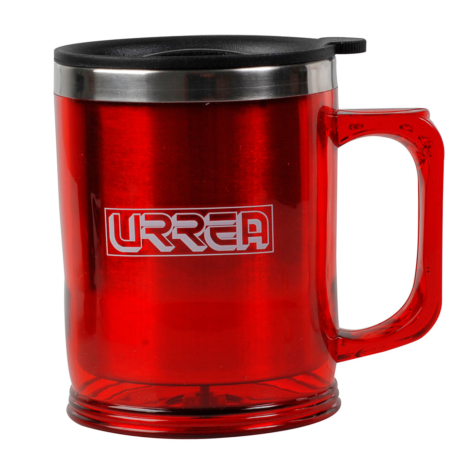 Taza térmica color rojo de acero inoxidable 350 ml Urrea TZU