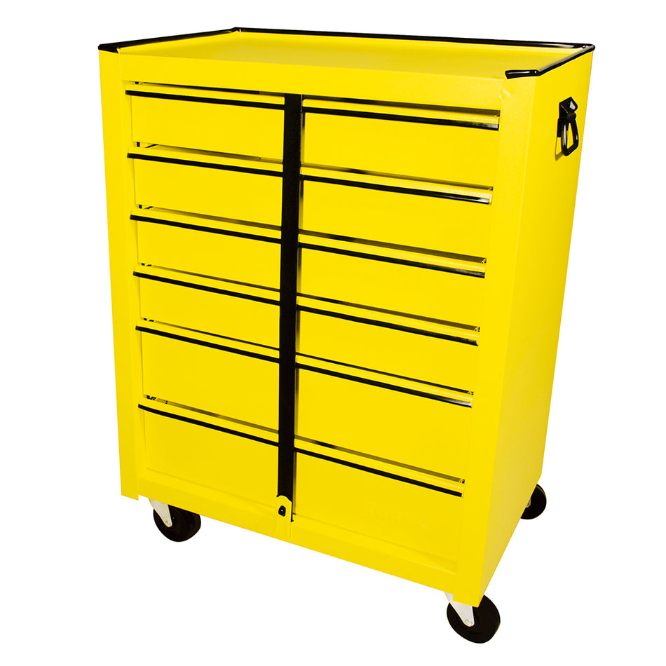 Gabinete móvil con 6 gavetas color amarillo 25" Surtek 125106