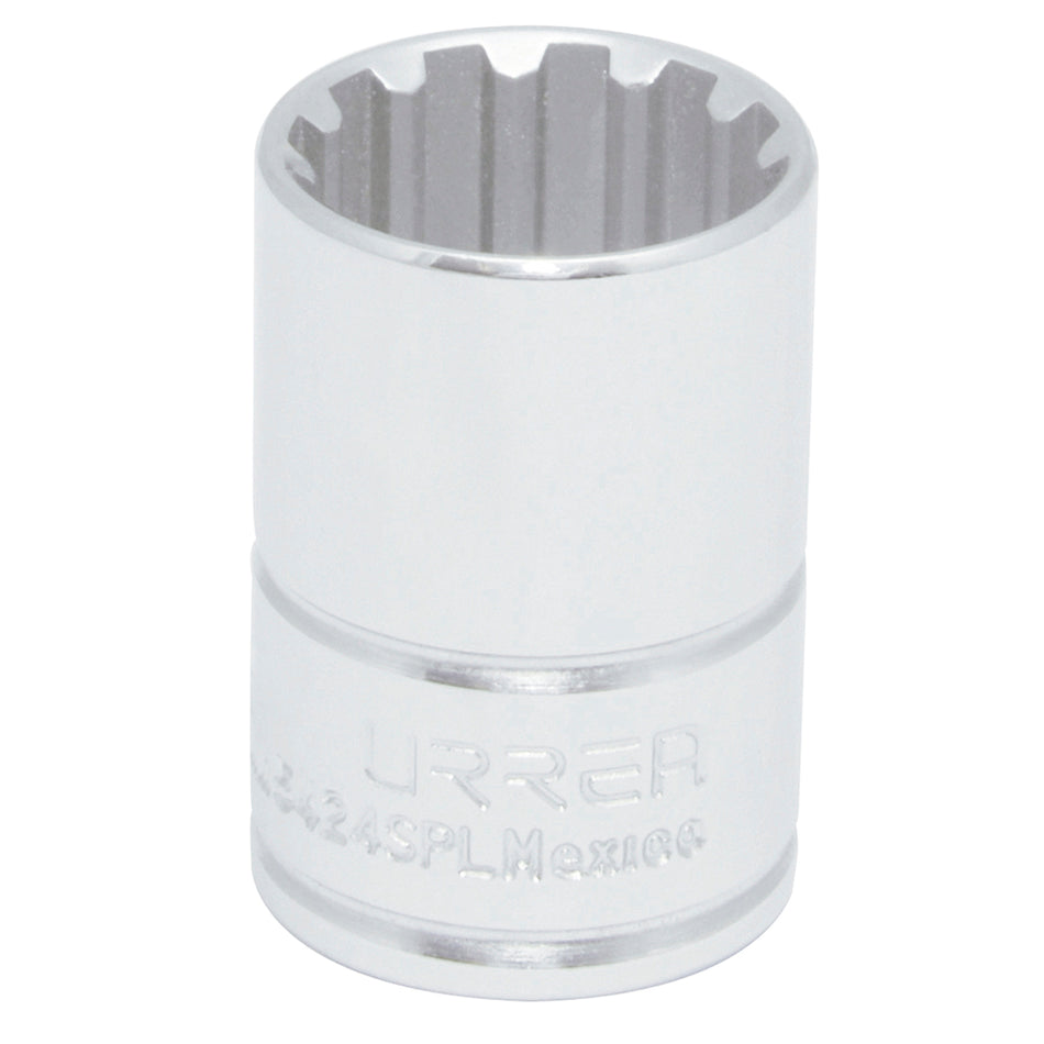 Dado spline cuadro de 1/2", # 18 Urrea 5418SPL