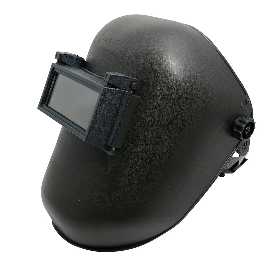 Careta para soldar, vision 107 x 87, lente amplio y ajuste de matraca Surtek 137331