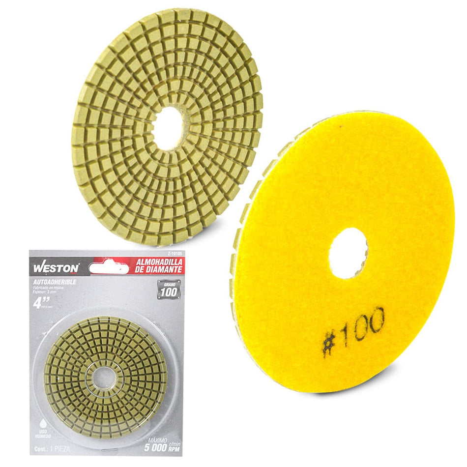 ALMOHADILLA DE DIAMANTE PARA PULIDO 4 G1