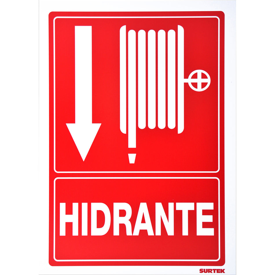 Señal "Hidrante" Surtek SES45