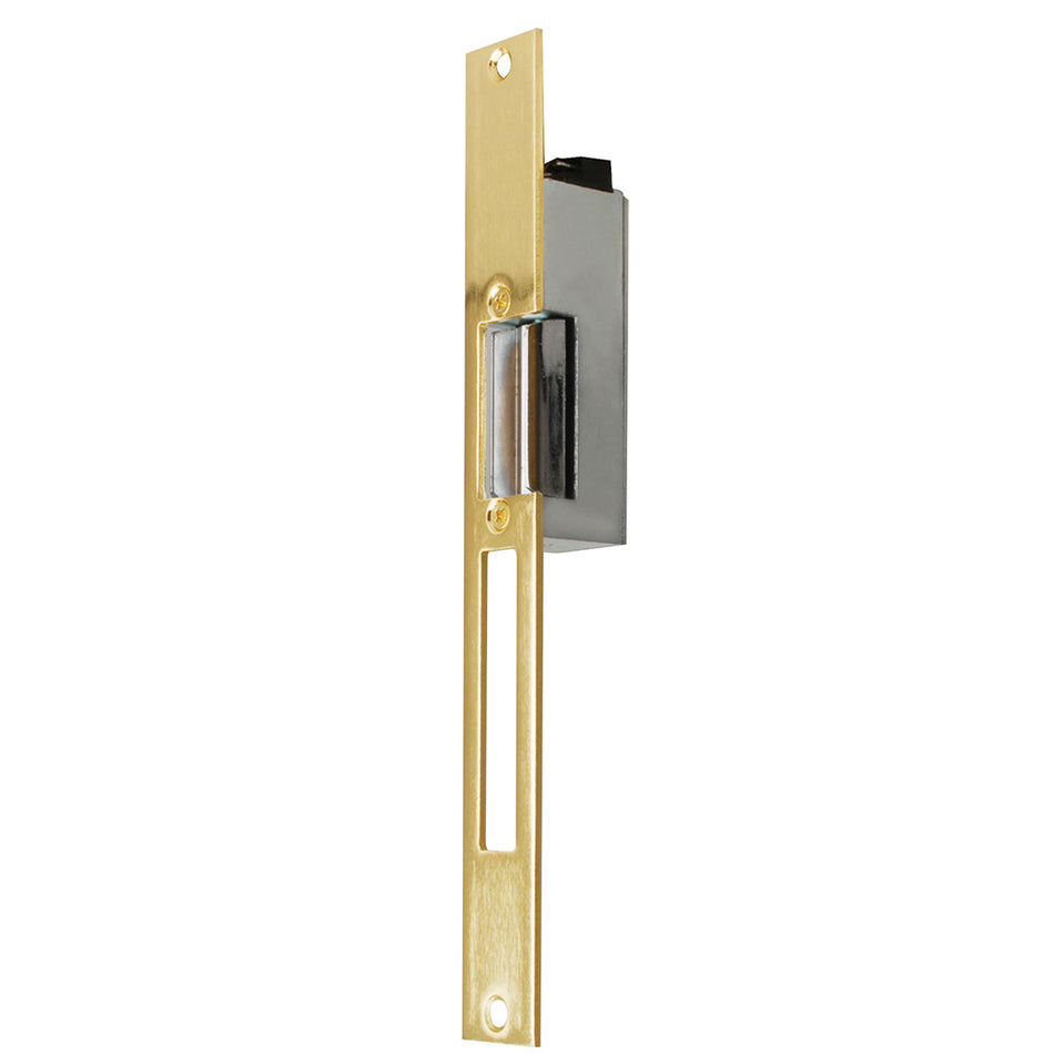 Contra eléctrica, latón brillante, en caja Lock L77LB