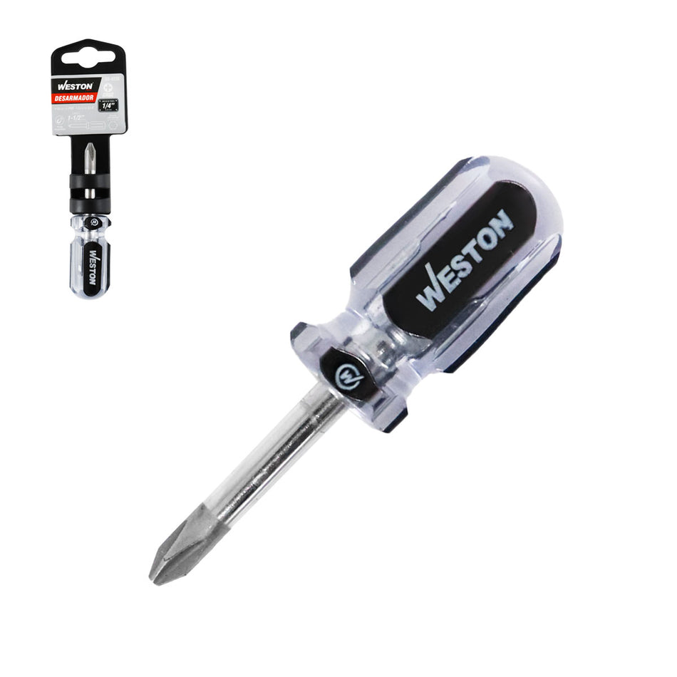 DESARMADOR T/TROMPO PHILLIPS 1/4 X 1-1/2