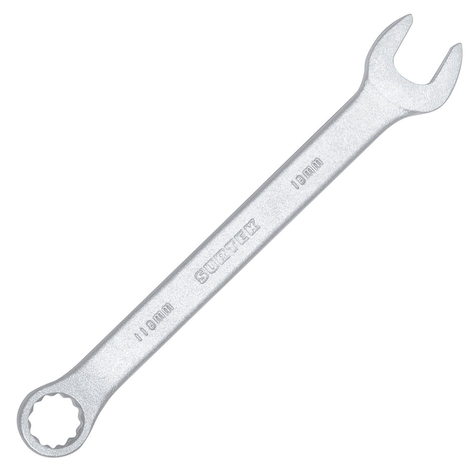 Llave combinada satinada métrica, 12 puntas, 18 mm Surtek 118M