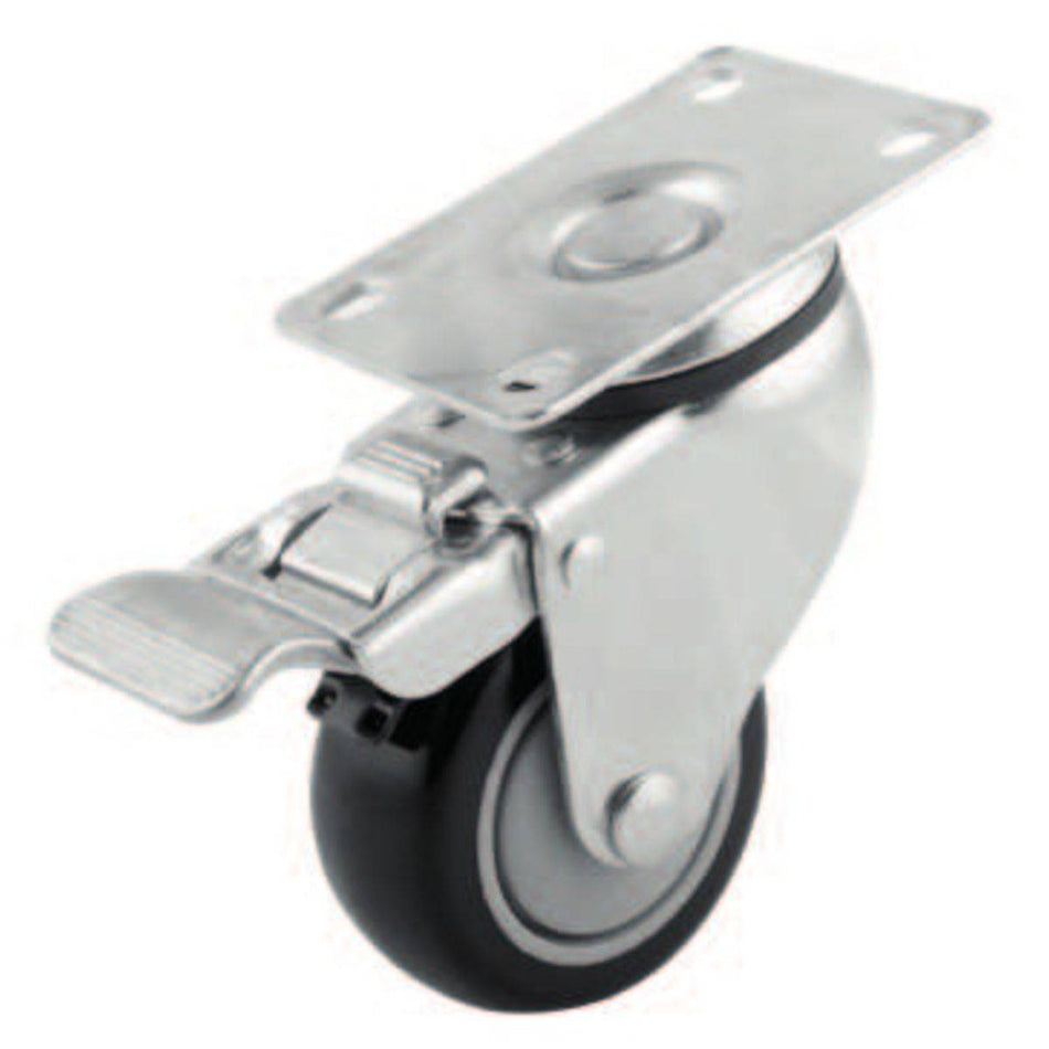 RODAJA PU /PP P/SUPER GIRA. C/FRENO 77X3
