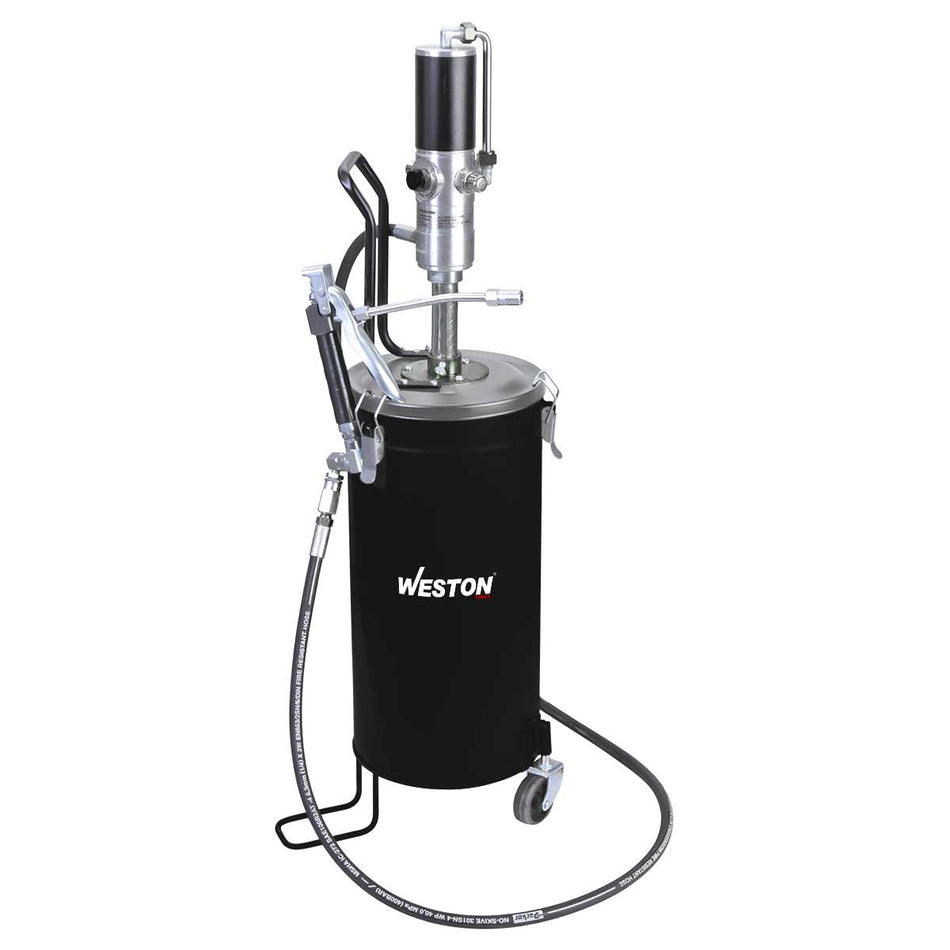 BOMBA NEUMATICA D/ENGRASE 15KG C/RUEDAS,