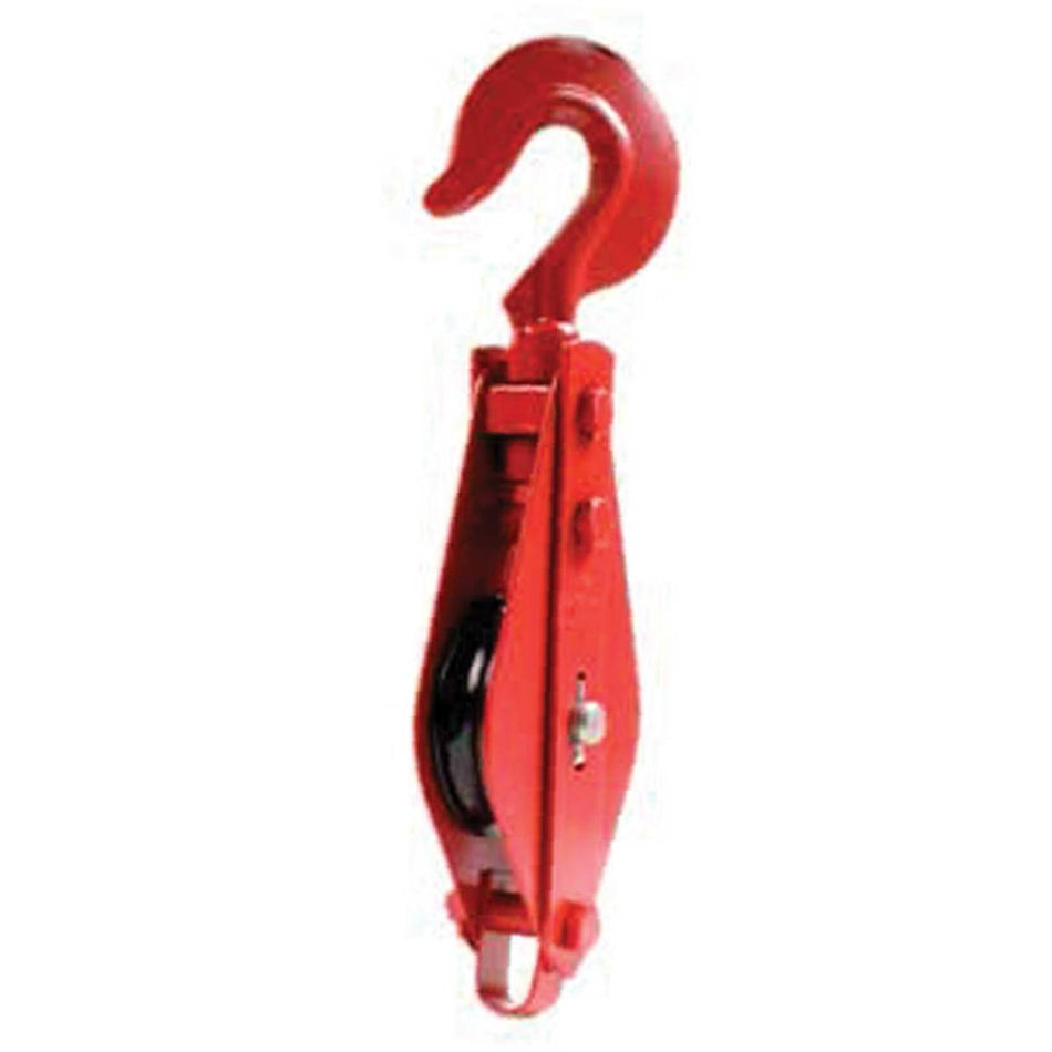 POLEA GARRUCHA P/CABLE SENCILLA 6" 2T, W