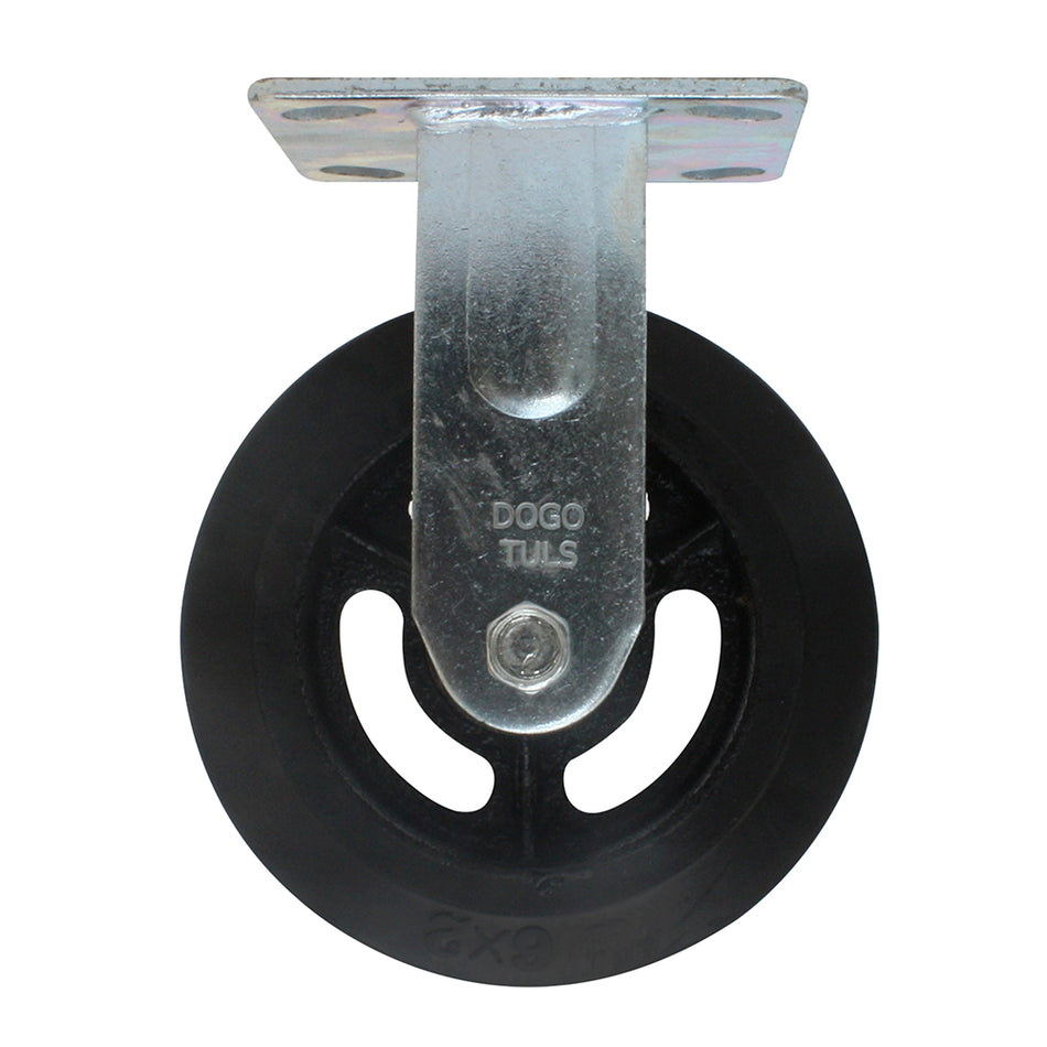 RODAJA DE HULE NGO USO PESADO FIJA 6" DOGOTULS ZF5036