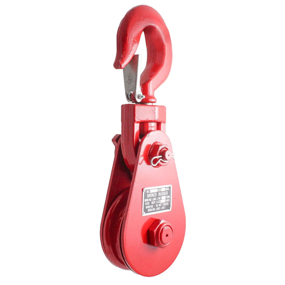 POLEA GIRATORIA PASTECA 8T-6" C/GANCHO R