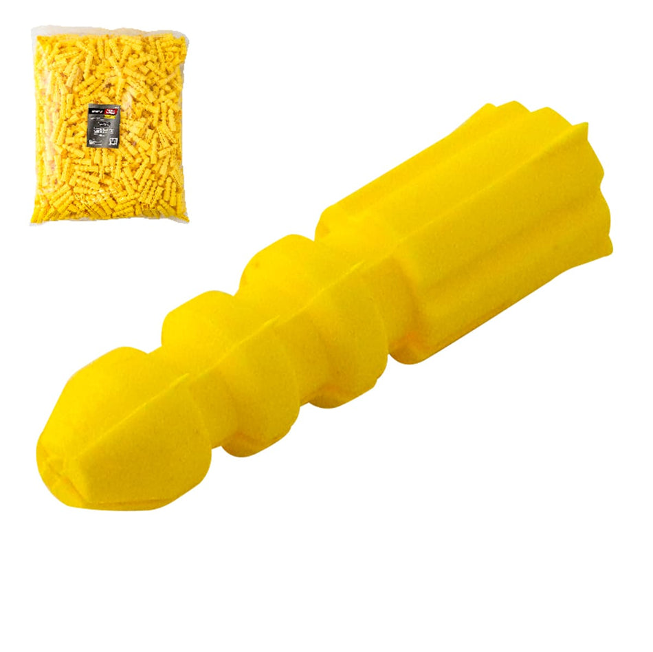 TAQUETE PLASTICO AMARILLO 5/16" X 30 MM