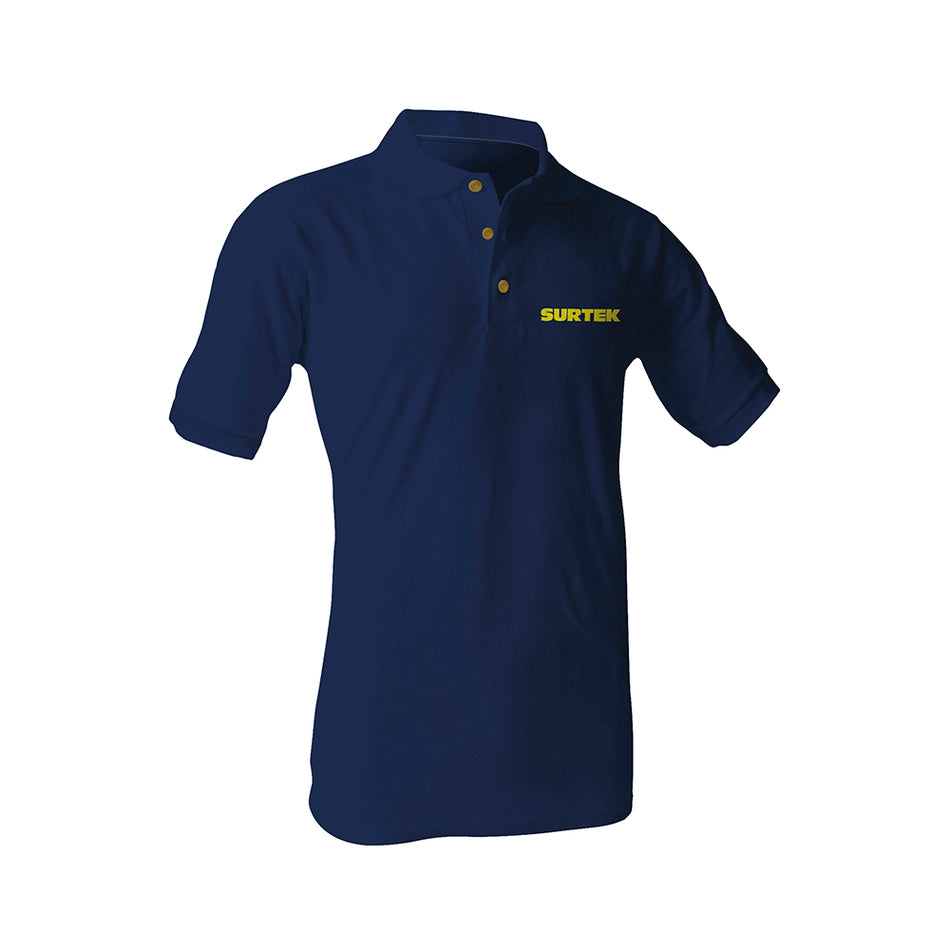 Playera tipo polo para caballero color azul talla XL Surtek STKPOZX