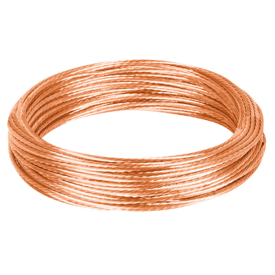 Metro de cable desnudo de cobre calibre