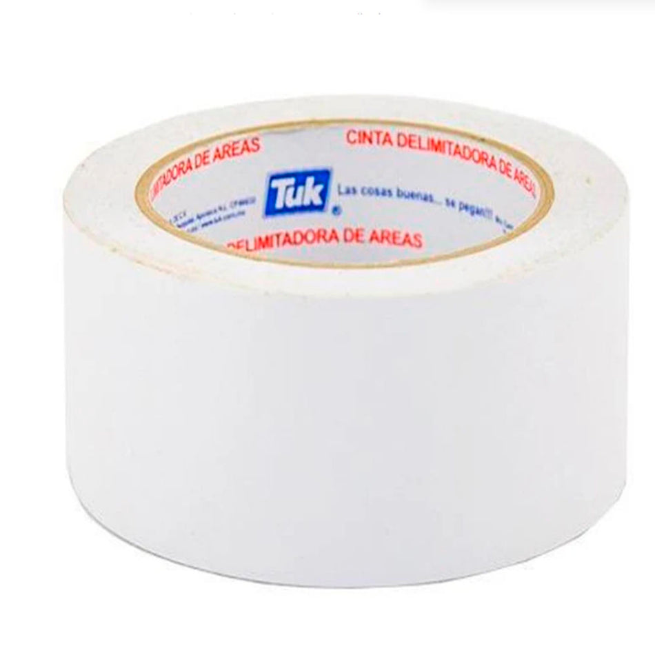 CINTA DELIMITADORA 76MM X 33MTS BLANCA # TUK 434026