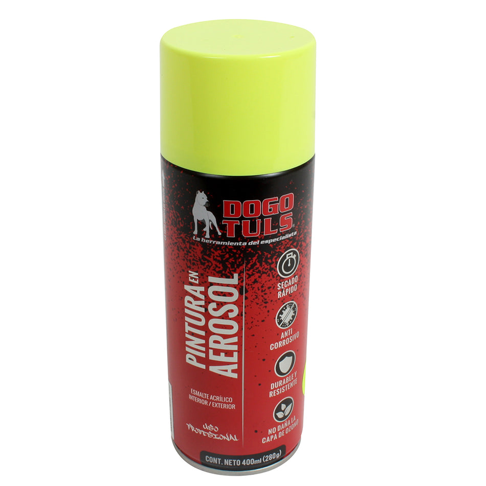 PINTURA AEROSOL AMARILLO FLUORESCENTE DOGOTULS PA4042